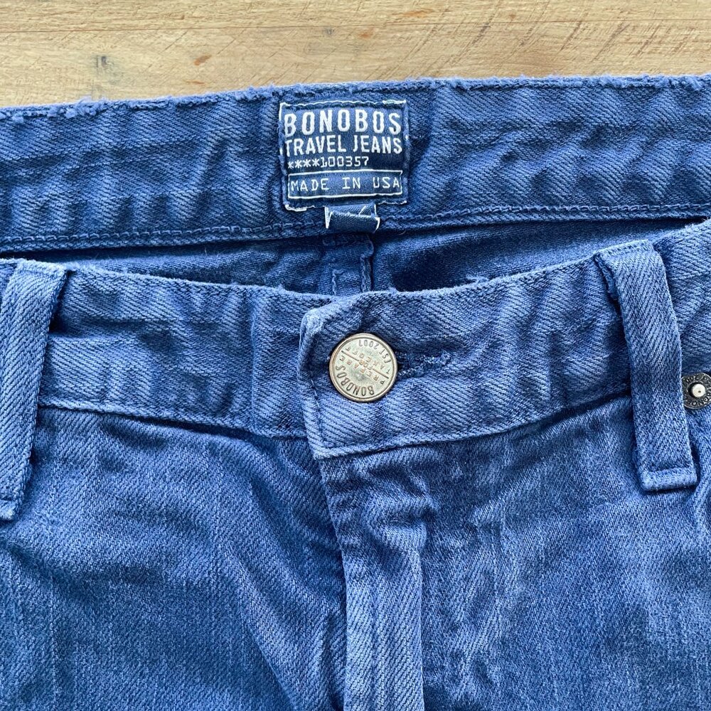 Bonobos Travel Jeans Slim Fit - Men's Size 34x32 (Indigo)
